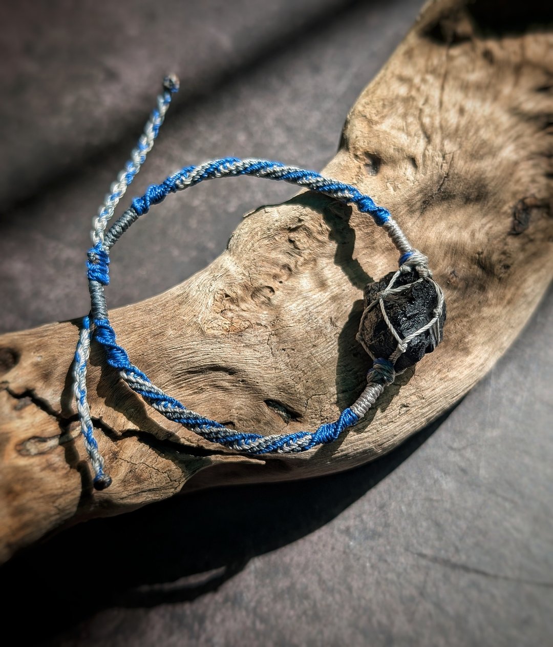 【新品】黑碧玺编织手环│护身符│避邪挡煞│防小人 - 手链/手环 - 水晶 黑色