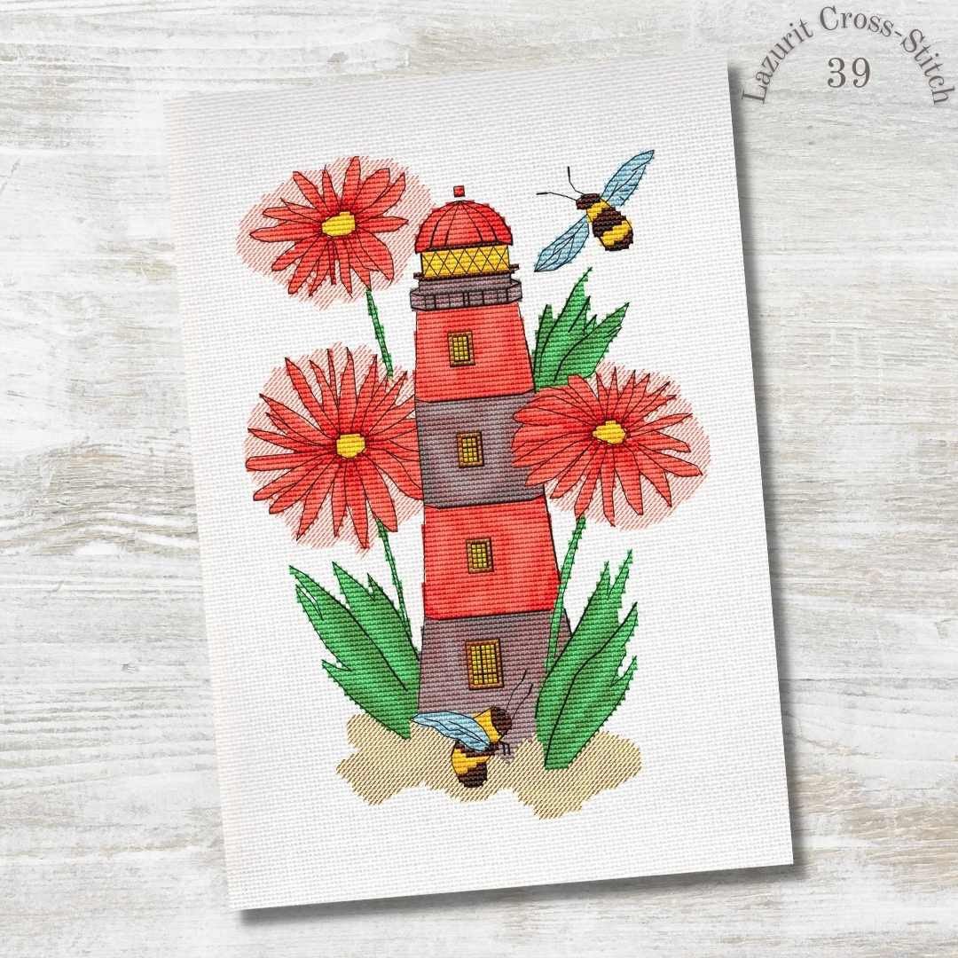 Fairyland Lighthouse cross stitch pattern - 其他数码商品 - 其他材质 