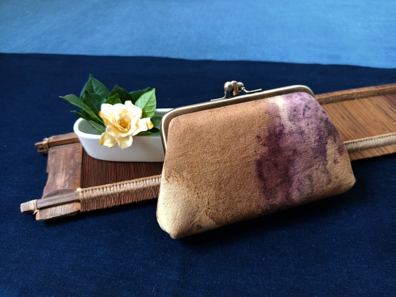 三层口金包 - 零钱包 - 棉．麻 