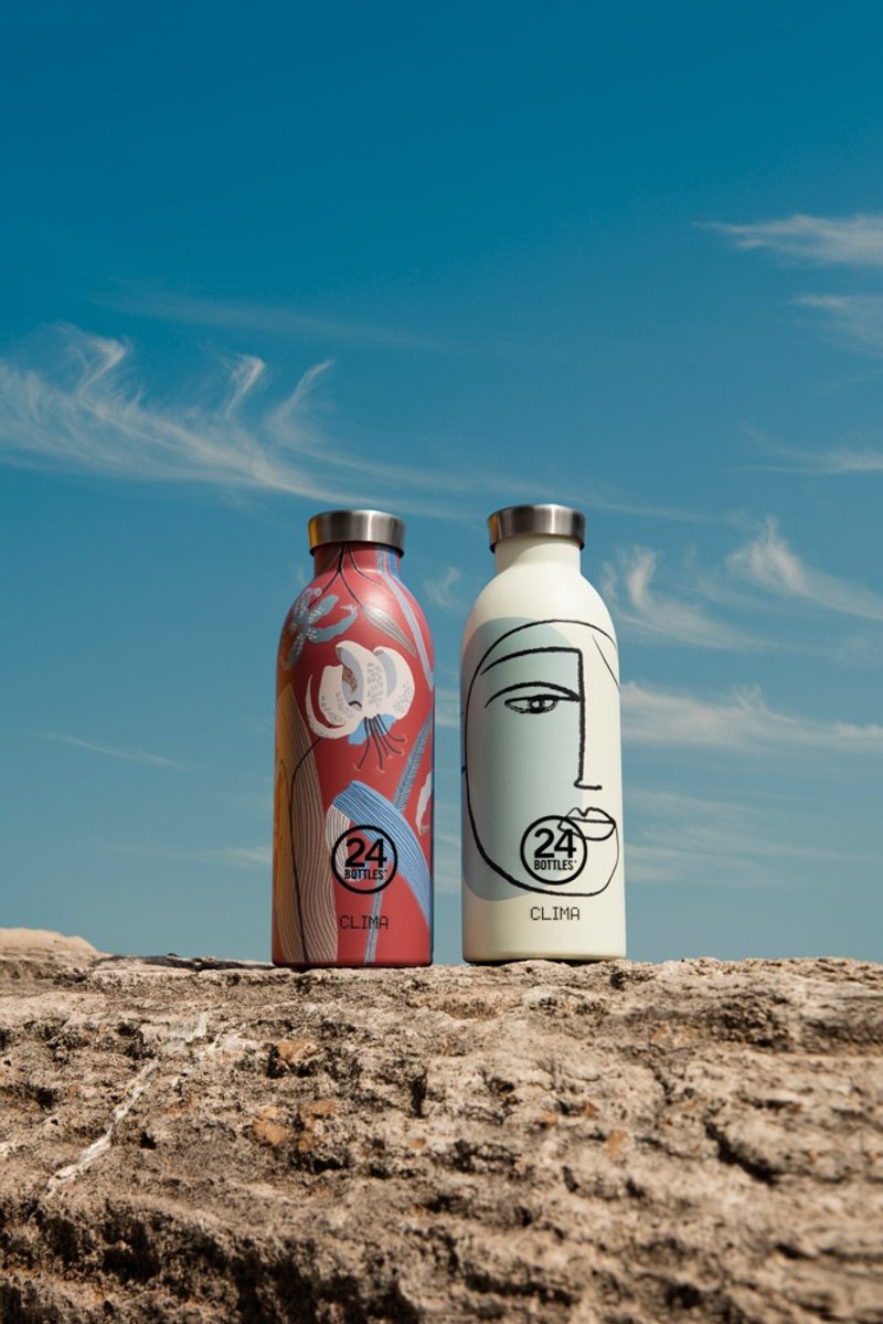 意大利24Bottles【CLIMA冷热保温系列】Scarlet Lily - 不锈钢 - 保温瓶/保温杯 - 不锈钢 红色