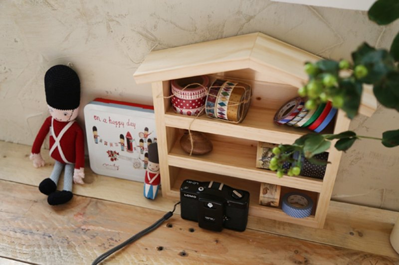 木头小房子(可收纳纸胶带) - 纸胶带 - 木头 