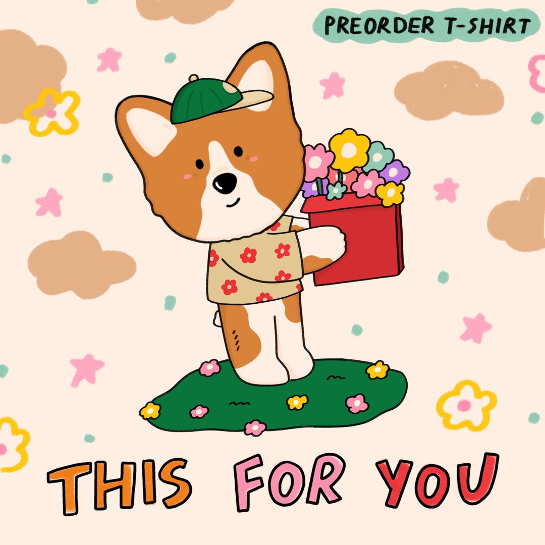 “This for you”刺绣T恤 - 女装 T 恤 - 绣线 