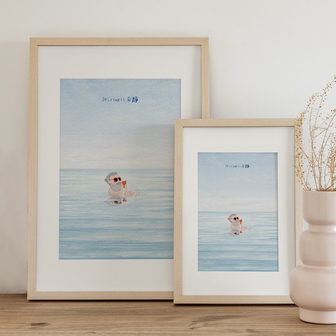 平静 | 艺术印刷 | A3 | A4 | malut - 海报/装饰画/版画 - 纸 