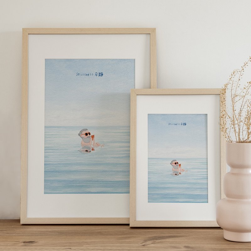 平静 | 艺术印刷 | A3 | A4 | malut - 海报/装饰画/版画 - 纸 