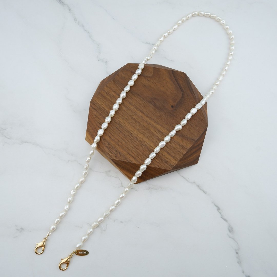Mask and Eyeglass strap - 挂绳/吊绳 - 珍珠 白色