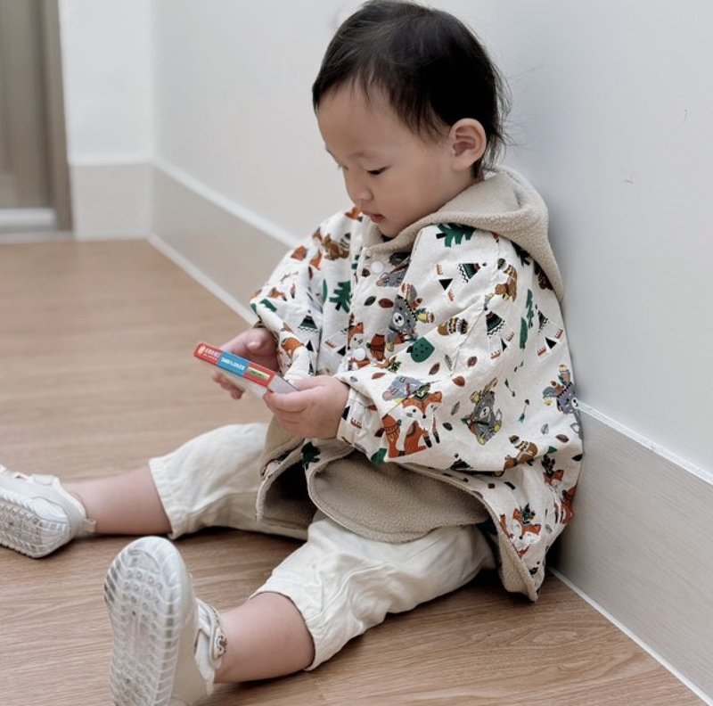 现货 狐狸精灵斗篷 0-4岁 - 童装外套 - 棉．麻 