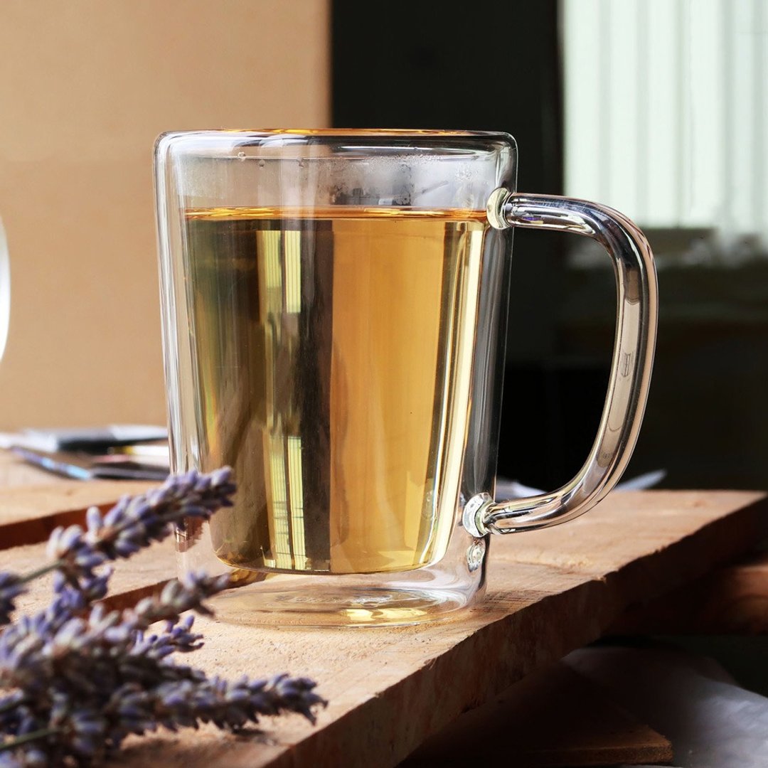 微光玻璃马克杯 (450ml) - 咖啡杯/马克杯 - 玻璃 