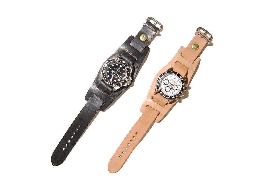 2 Pieces Watch Straps - 两件式军表带 - 其他 - 真皮 黑色