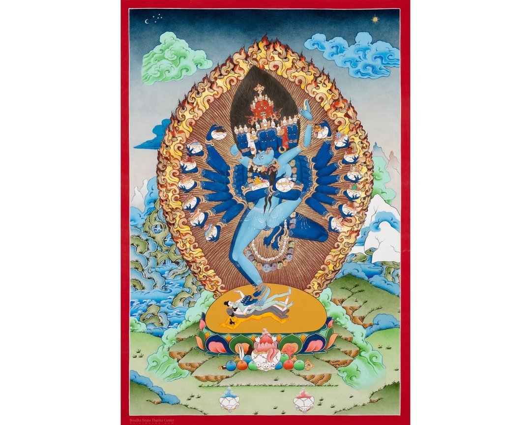 神圣的金刚瑜伽坛可画 引导神力与内在力量 - 墙贴/壁贴 - 其他材质 多色