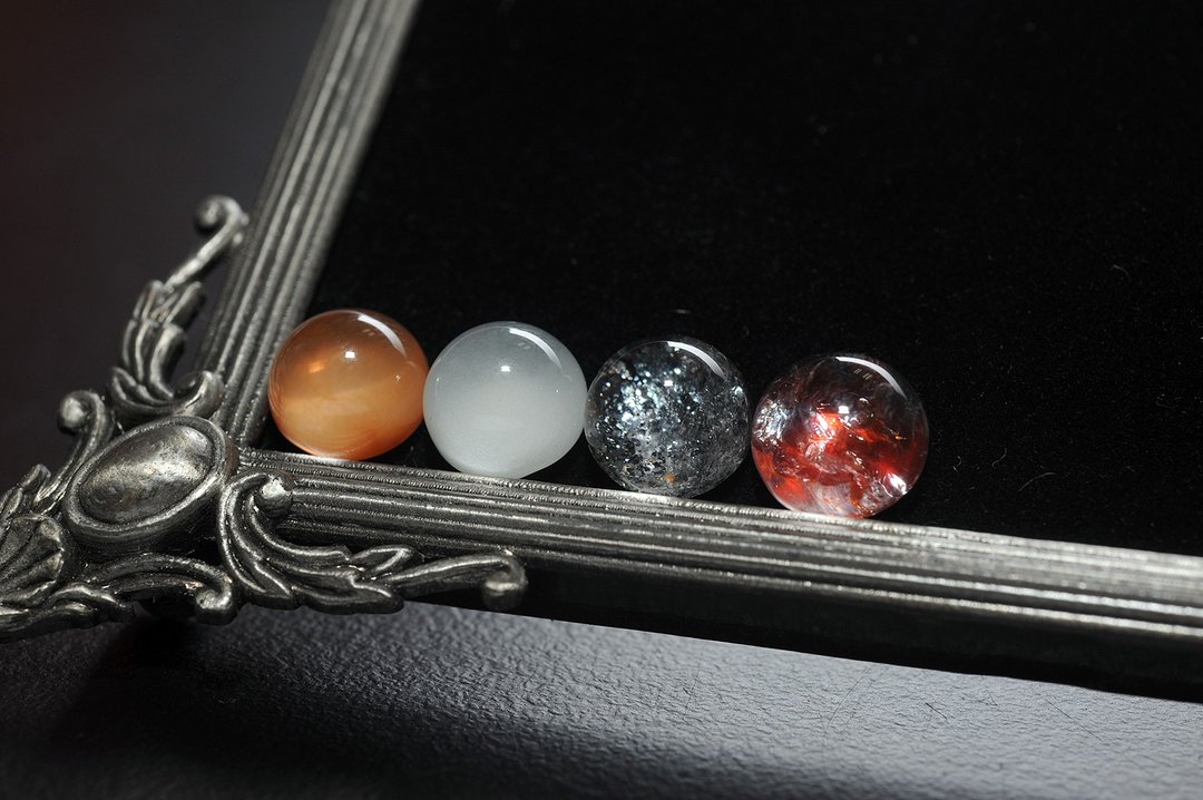 精品裸石(4颗)  矿石/水晶/DIY/开运/招财/防小人 - 金工/饰品 - 半宝石 