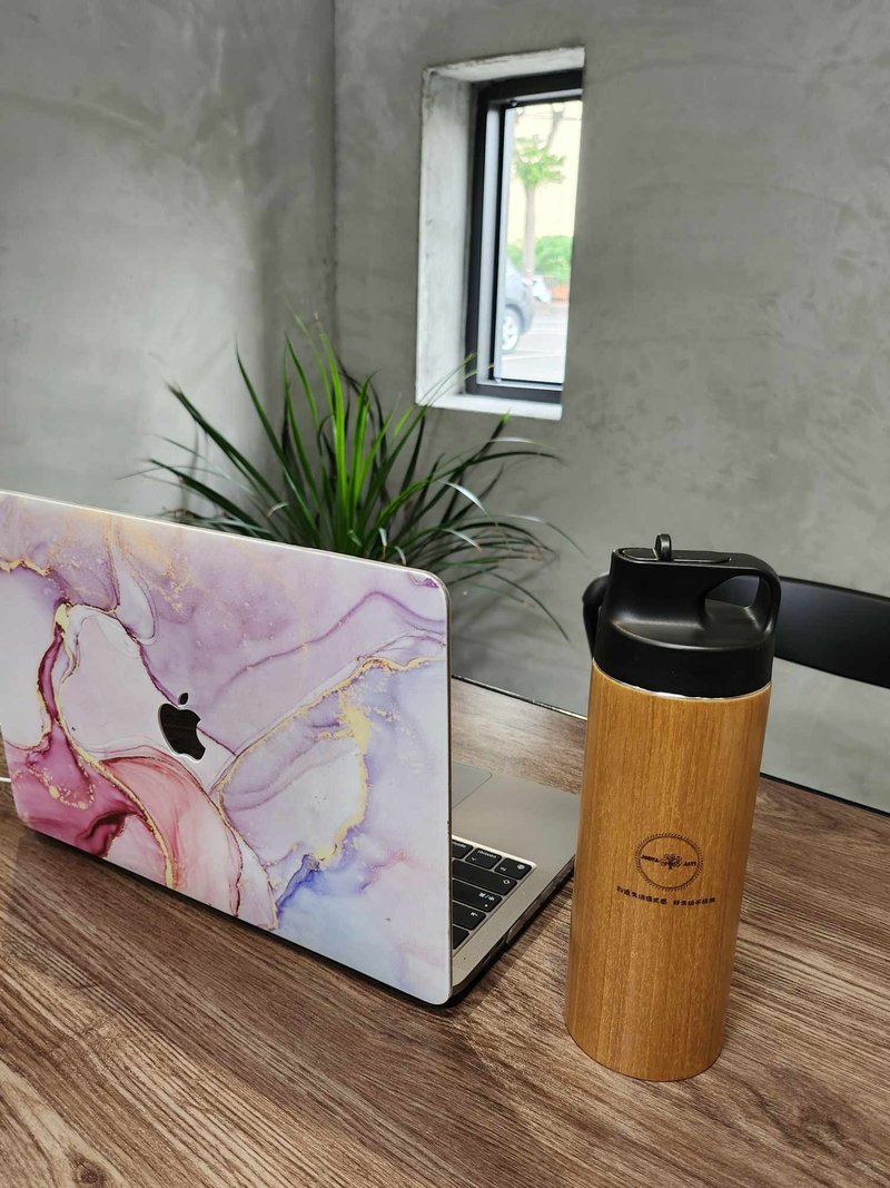 【柚木不锈钢水壶】500ML 保温、保冷12H - 保温瓶/保温杯 - 木头 