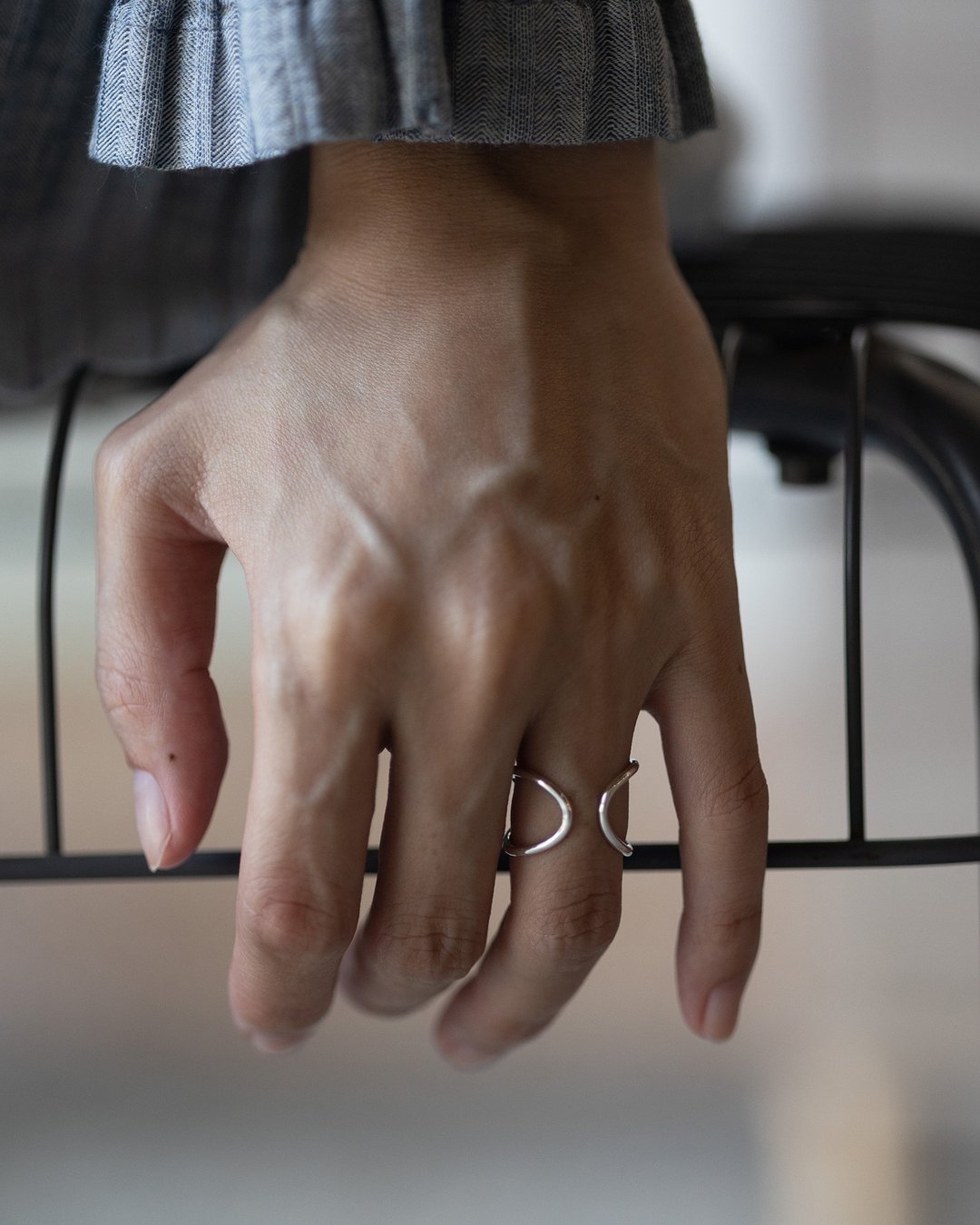 Swing Ring 纯银尾戒 - 戒指 - 纯银 银色