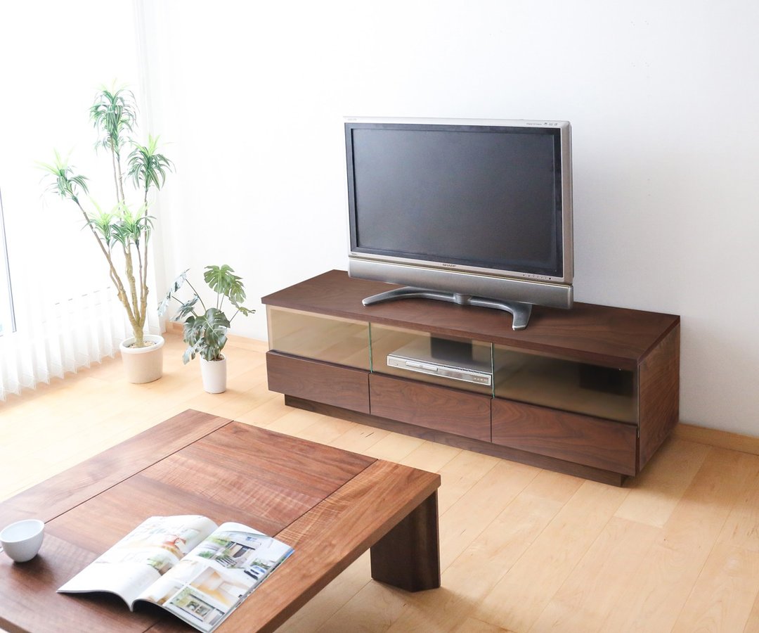旭川家具 EARLY TIMES SCORA 电视柜 - 电视柜 - 木头 咖啡色