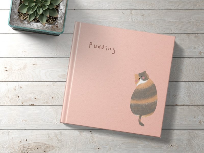 原创绘本  布丁遇见你真好  精装实体书 - 刊物/书籍 - 纸 粉红色