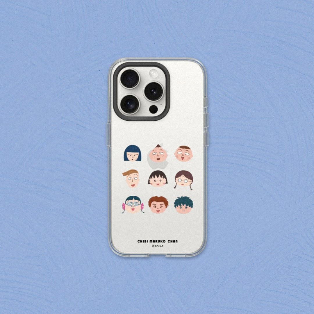 Clear透明防摔手机壳∣樱桃小丸子/3年4组 for iPhone - 手机壳/手机套 - 塑料 透明