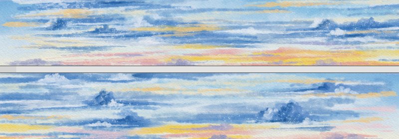 晚霞序章 PET 纸胶带 5米卷 - 纸胶带 - 其他材质 多色