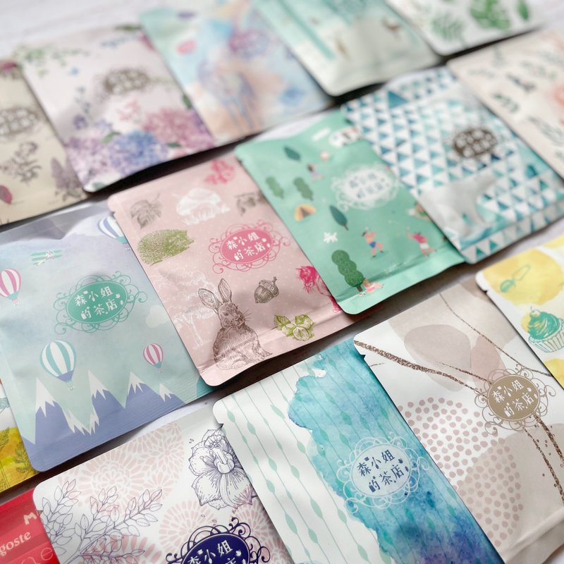 【畅销茶品】18包组合茶包 分享 大大满足 - 茶 - 新鲜食材 卡其色