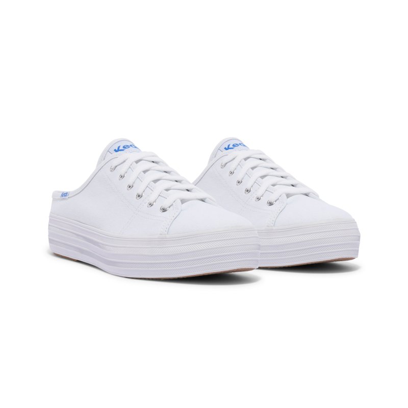 KEDS TRIPLE KICK 经典厚底绑带穆勒鞋9232W133502 - 女款休闲鞋 - 其他材质 