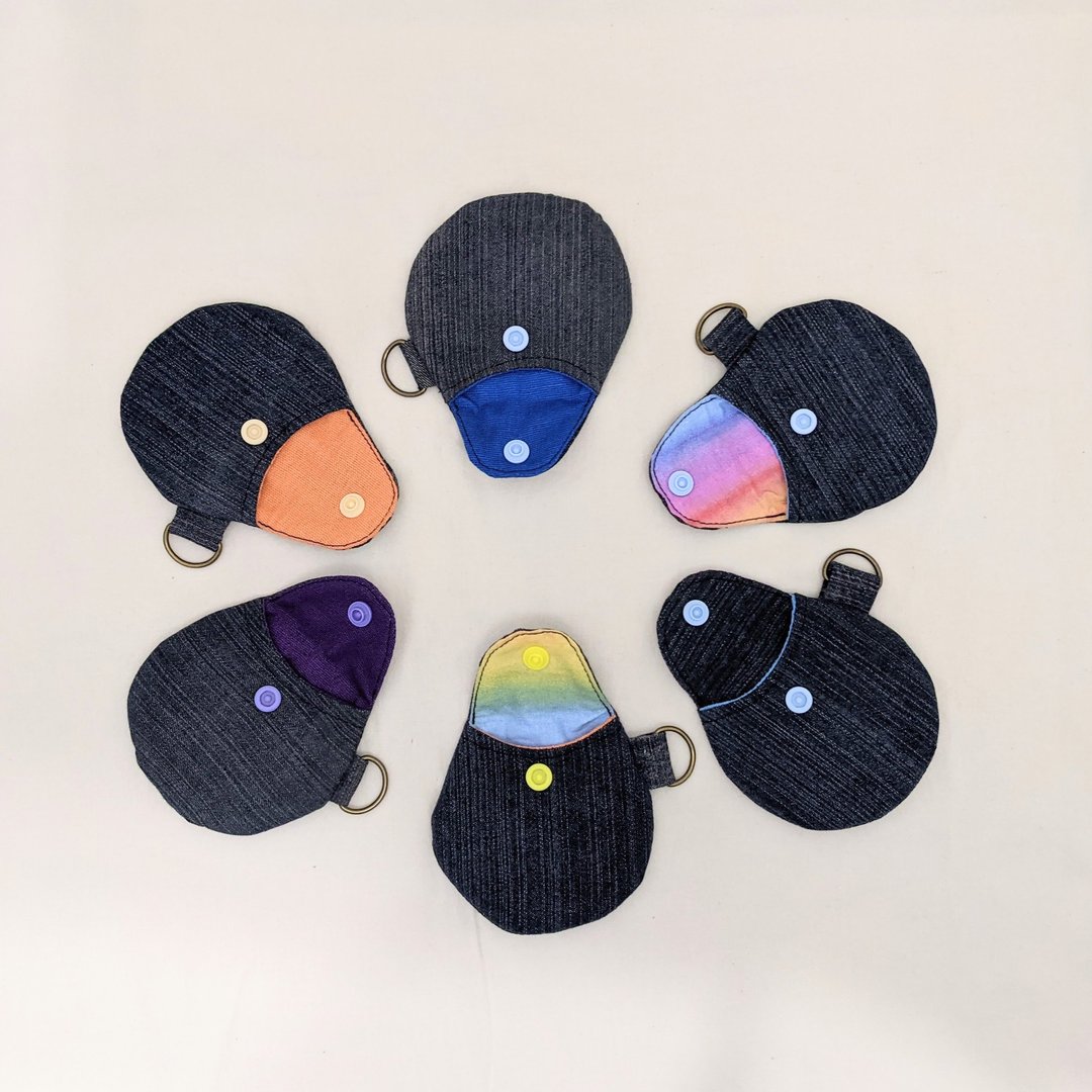 手作零钱袋 | 小物袋 | 随身小袋 - 零钱包 - 棉 多色