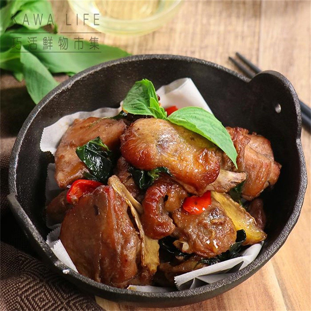【合乔飨鲜】塔香三杯鸡300g/包/三杯鸡/土鸡肉/满999再送保冰袋 - 熟食小吃 - 新鲜食材 