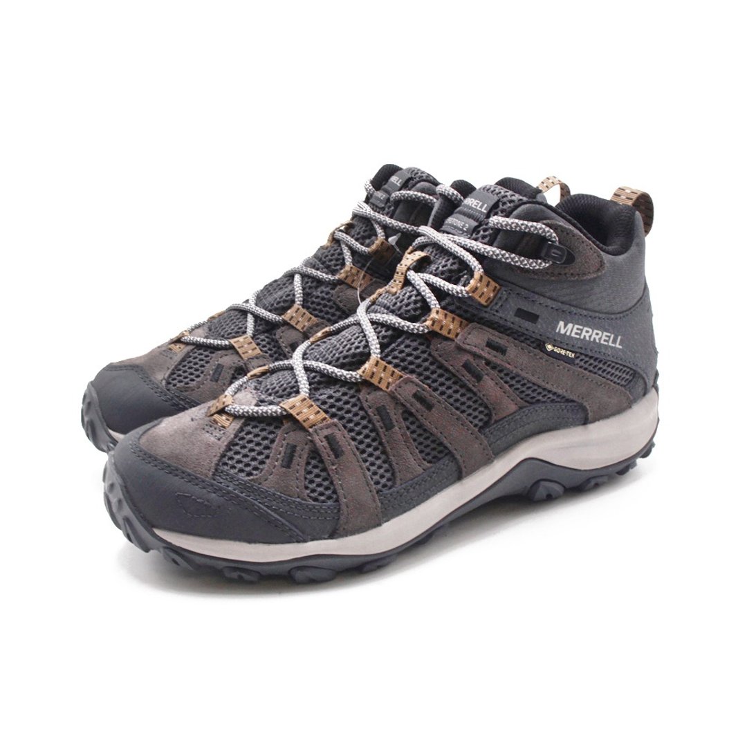 MERRELL  ALVERSTONE 2 MID GORE-TEX防水中筒登山鞋 男鞋-深灰咖 - 男款运动鞋/球鞋 - 防水材质 