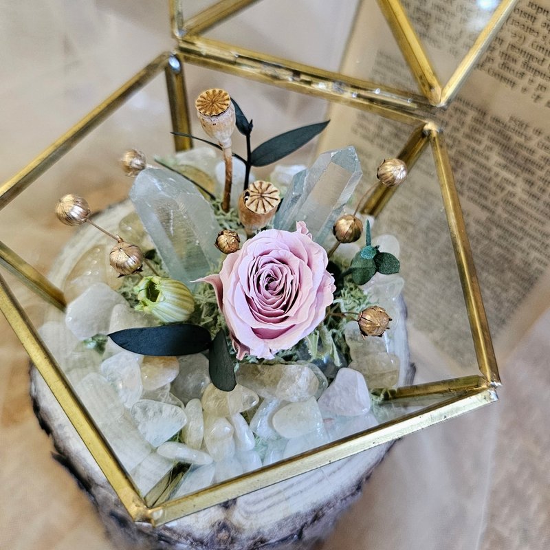 水晶珠宝盒 现货 快速出货 - 摆饰 - 植物．花 粉红色