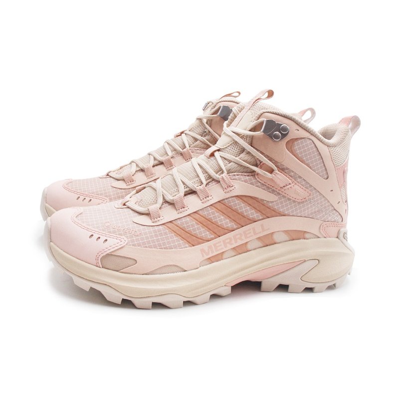 MERRELL MOAB SPEED 2 MID GTX防水登山健行轻量高筒靴 女鞋-淡粉 - 女款运动鞋/球鞋 - 防水材质 
