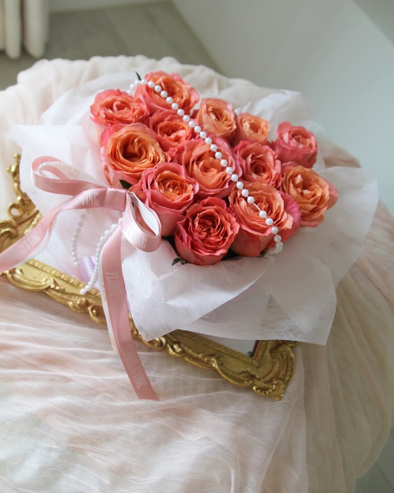 告白神器系列 - Cupid 邱比特玫瑰爱心花盒 - 干燥花/捧花 - 植物．花 