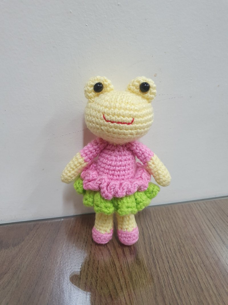 宜兰 钩针编织课程 青蛙系列手作毛线娃娃 初学者可 - 编织/羊毛毡/布艺 - 棉．麻 
