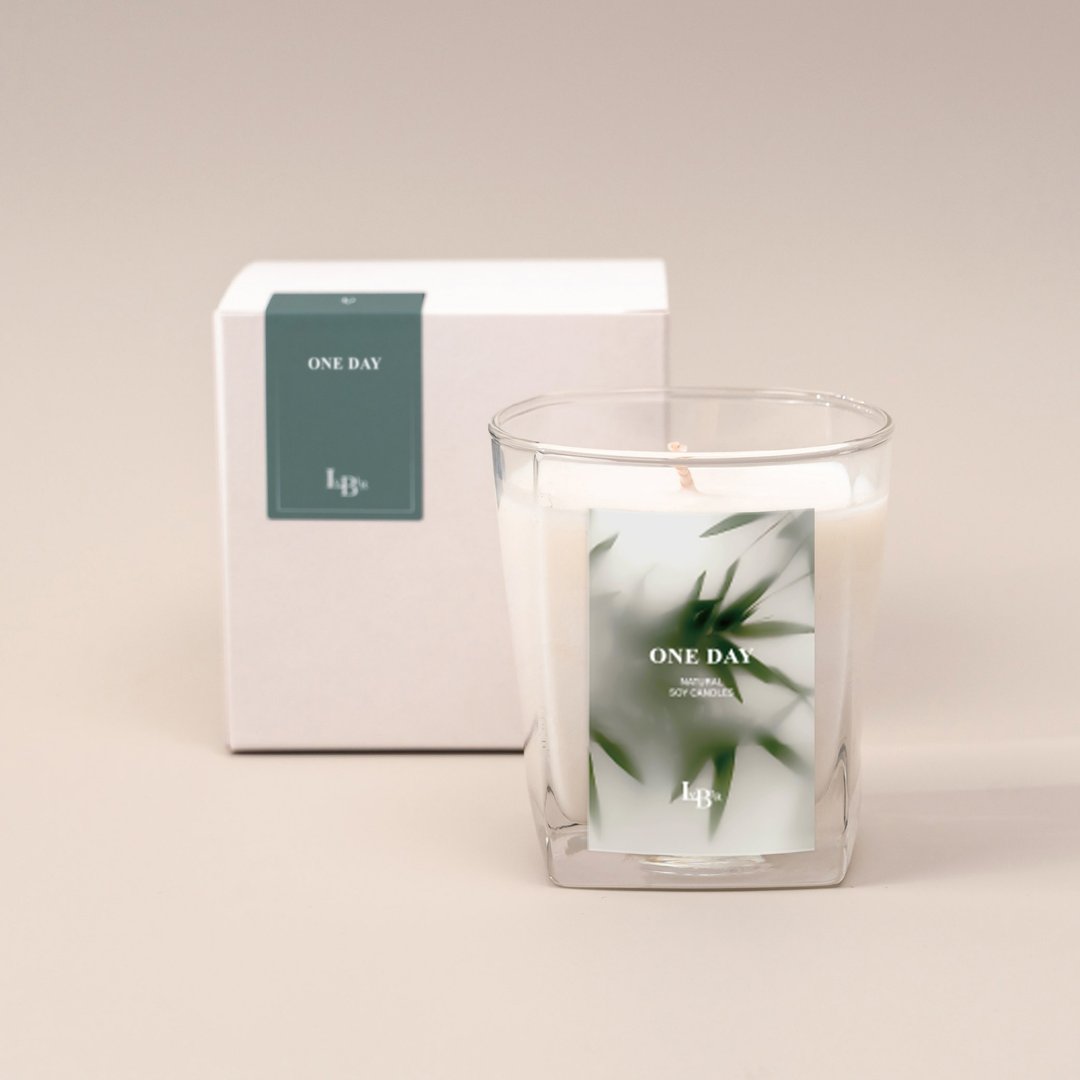 【茶香|青茶 一期一会One day】天然大豆香氛蜡烛 - 香薰/精油/线香 - 蜡 