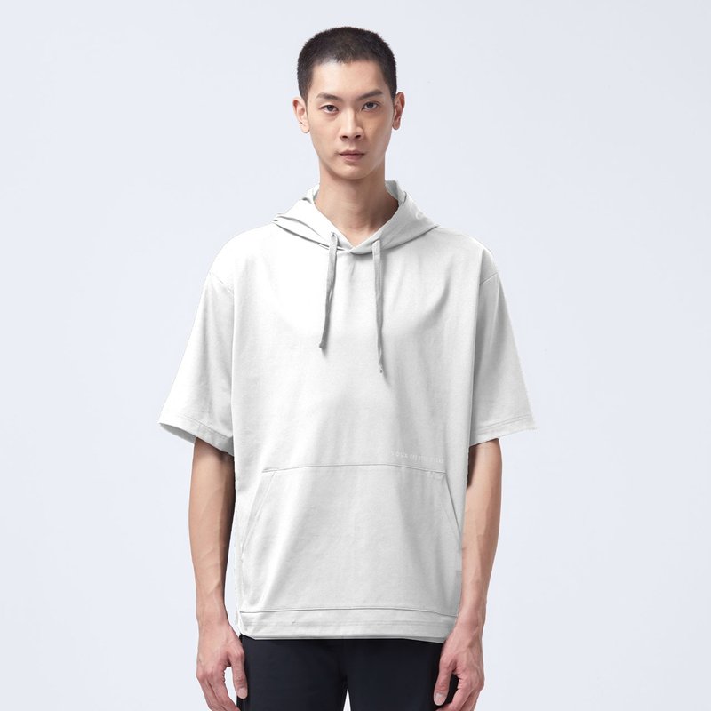 REBOOT动能-连帽上衣-朦卡其 - 中性连帽卫衣/T 恤 - 聚酯纤维 灰色