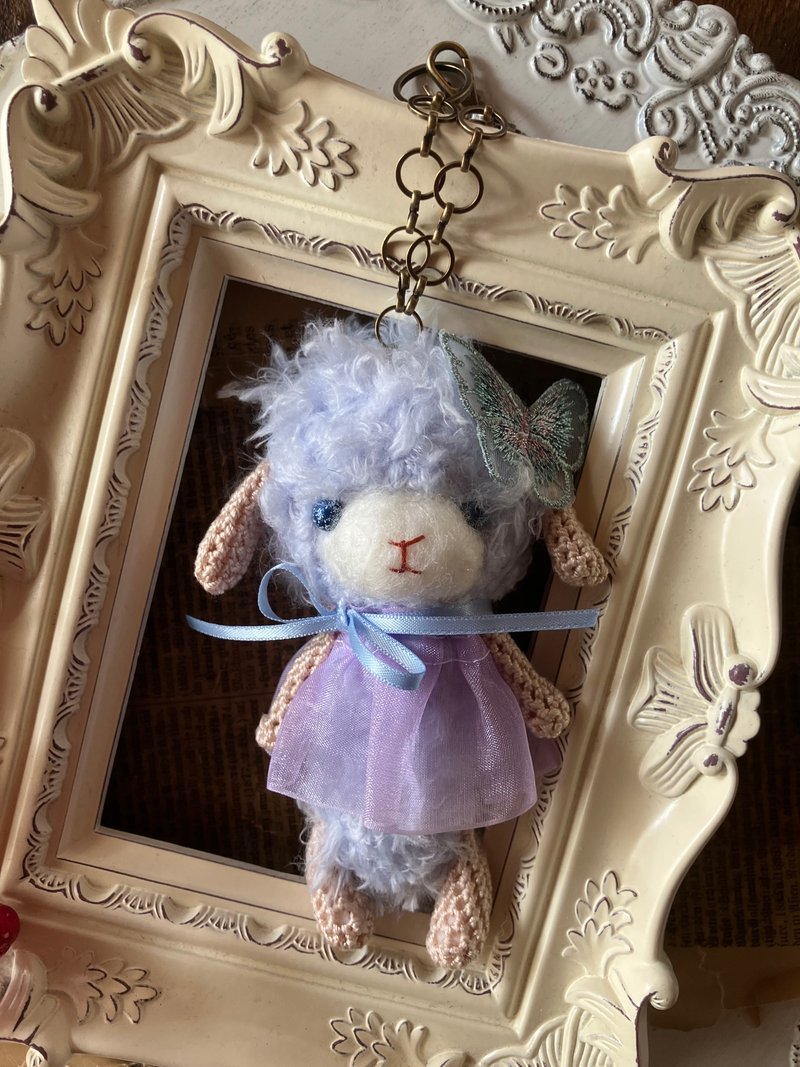 羊 amigurumi 包饰 - 玩偶/公仔 - 羊毛 蓝色