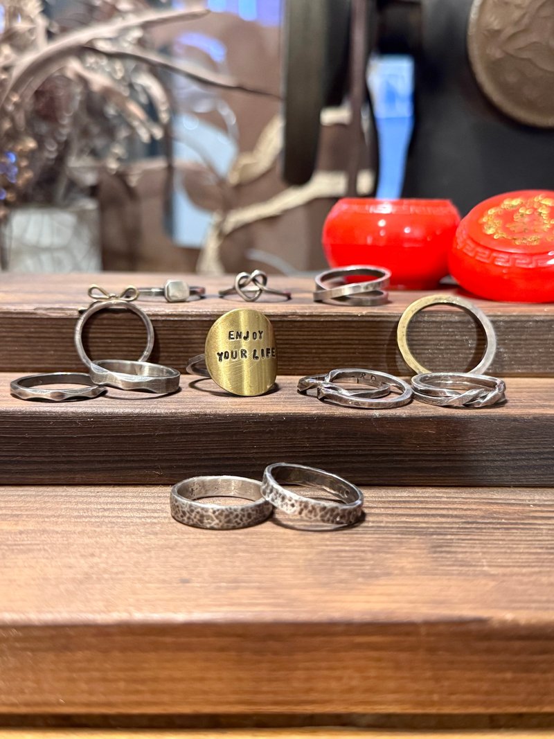 小银戒慢慢敲体验课 - 金工/饰品 - 银 