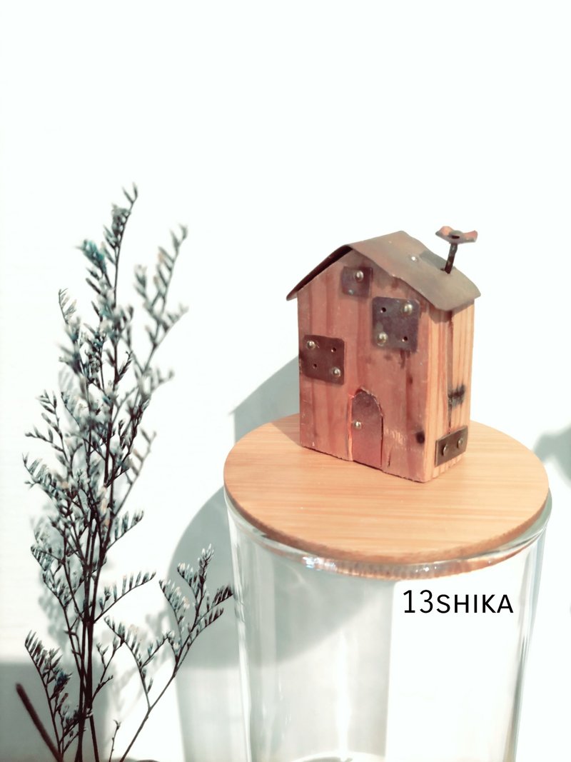 13SHIKA金工。金工松木小花小房子 - 摆饰 - 木头 咖啡色