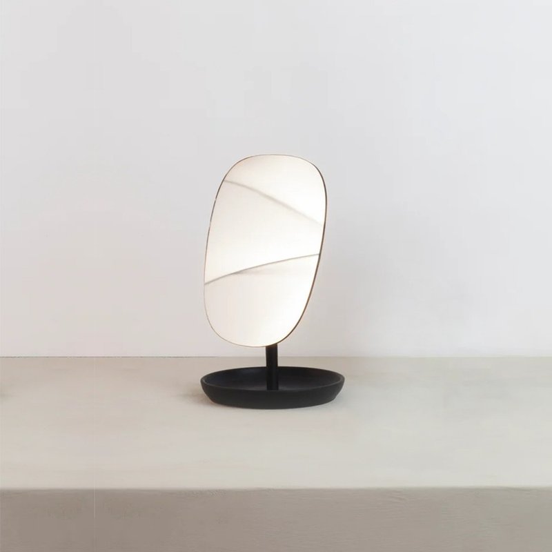 丹麦Stelton Nordic 化妆镜-黑 - 彩妆刷具/镜子/梳子 - 玻璃 黑色