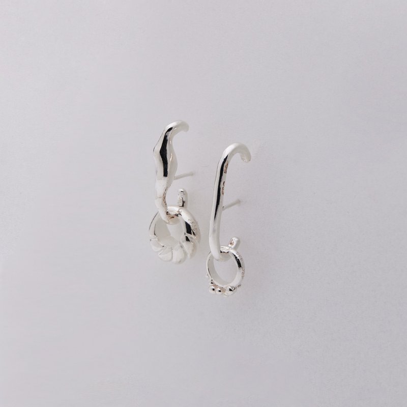 AIMEE earring - 耳环/耳夹 - 纯银 