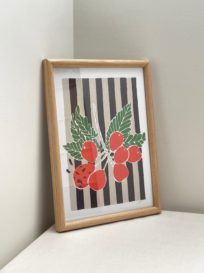 小布冧 A4原创手绘印刷绘图 | 挂画 | 限量 | 装饰画 - 海报/装饰画/版画 - 纸 蓝色