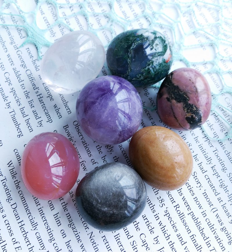 天然滚石组合 打磨件 消磁滚石 口袋能量石 天然矿石 原矿 - 摆饰 - 其他材质 