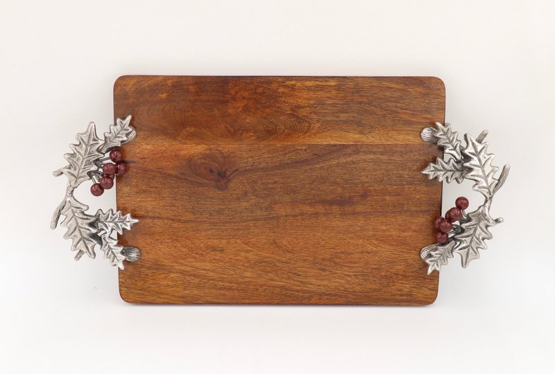 (印度手工) 芒果木托盘 / 餐盘 - 托盘/砧板 - 木头 