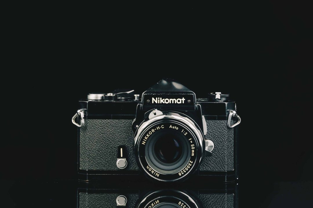 Nikon Nikomat+NIKKOR-H.C Auto 50mm F/2 #0622 #135底片相机 - 相机 - 其他金属 黑色