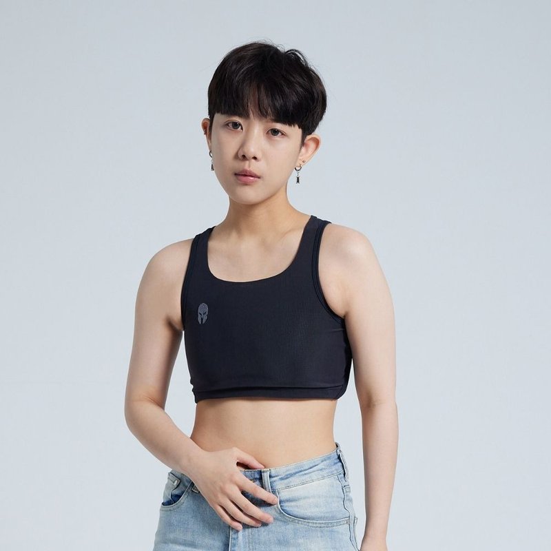Cool Chill系列-黏贴款-黑色束胸 - 女士内衣裤 - 其他材质 黑色