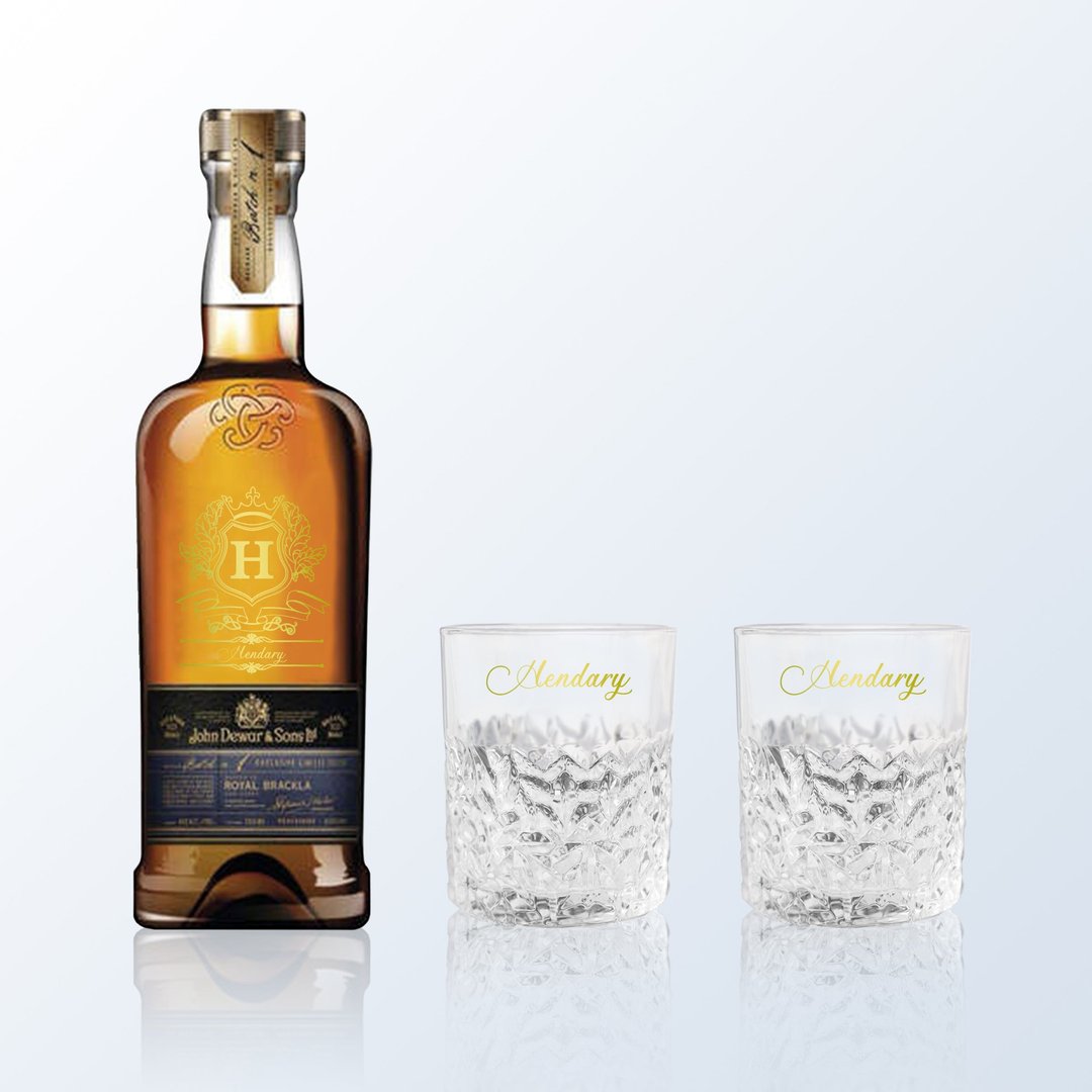 Dewar's 25 Years Old威士忌单支双杯 定制化礼物 刻字礼物 - 酒类 - 玻璃 