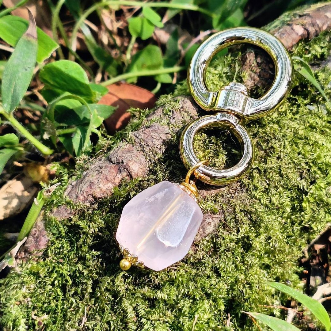 粉晶宠物水晶吊饰P2/ 水晶吊饰/ 宠物吊饰 - 订制抱枕/饰品 - 水晶 