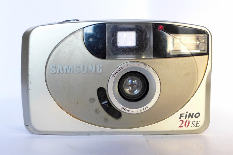 Samsung FINO 20 SE 28mm 镜头随手拍傻瓜底片相机 35mm - 相机 - 塑料 银色