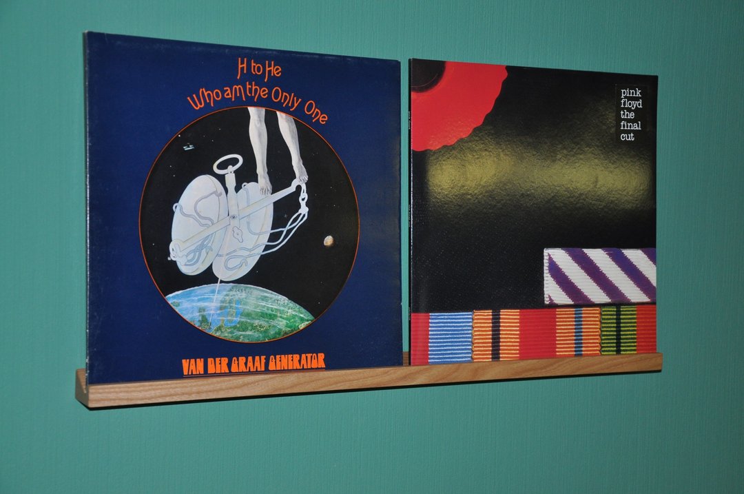 Double record shelf / Triple record shelf made of Ash wood - 其他家具 - 木头 