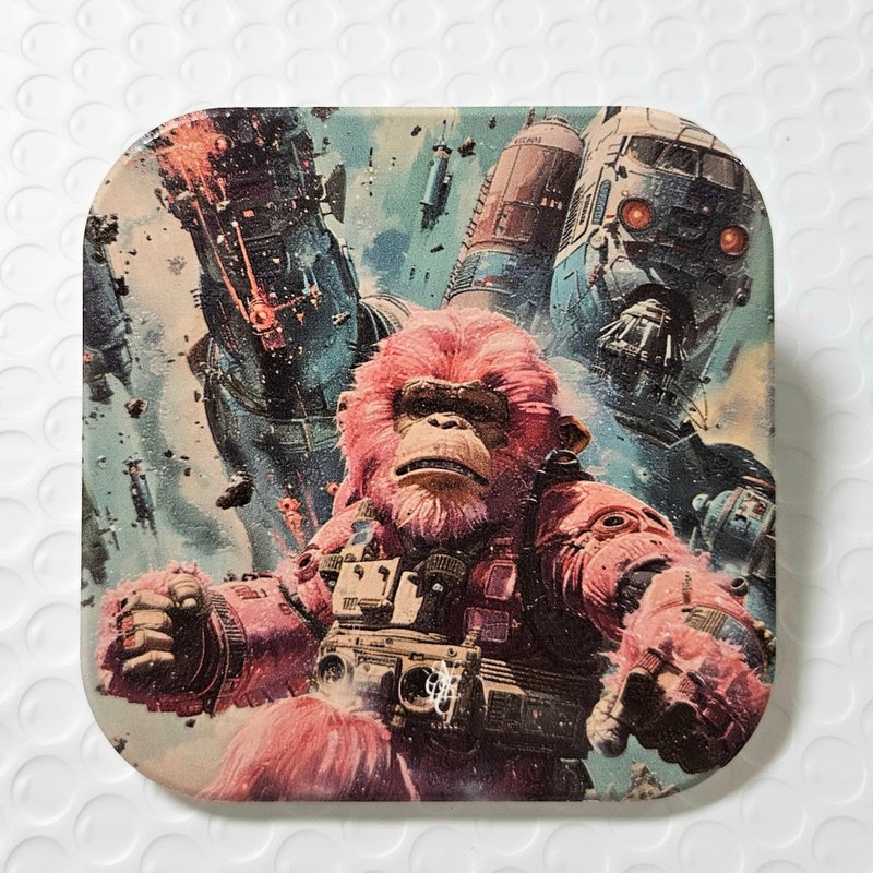 赛博凯萨-晶雕吸水陶瓷杯垫 - 杯垫 - 陶 白色