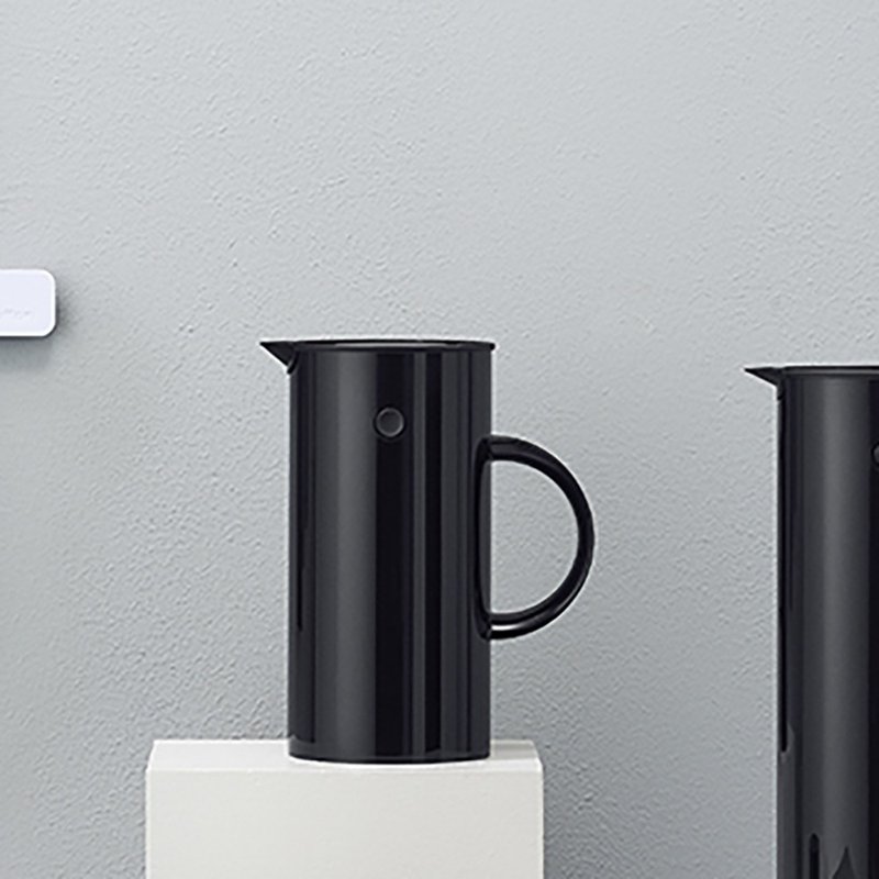 【Stelton】啄木鸟真空保温壶 0.5L-黑 - 保温瓶/保温杯 - 塑料 