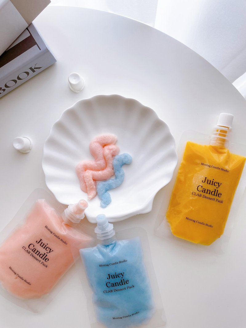 【桃园】果汁冰沙蜡烛体验课 - 蜡烛/香氛 - 蜡 