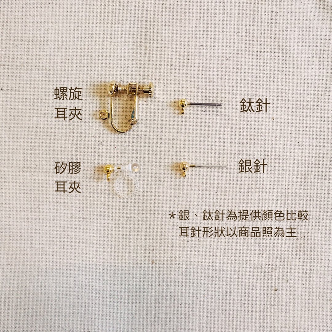 更换 925银针 此为加购请勿单独下单 抗过敏 - 耳环/耳夹 - 纯银 银色