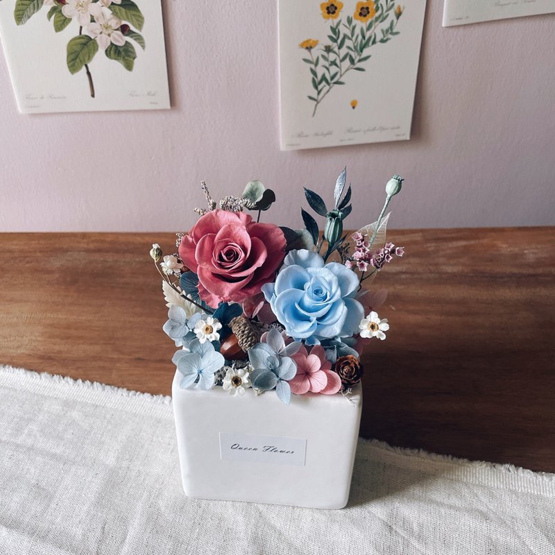 【体验】快速上手永生花技巧 永生玫瑰盆花课程 - 植栽 - 植物．花 